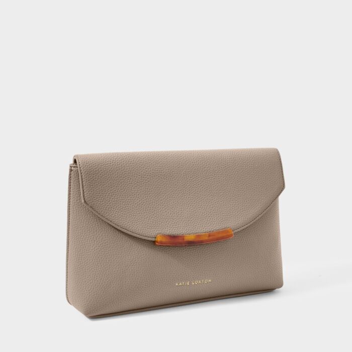 Katie Loxton - Dani Tortoiseshell Clutch - Taupe